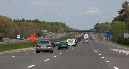 Highway maintenance workers